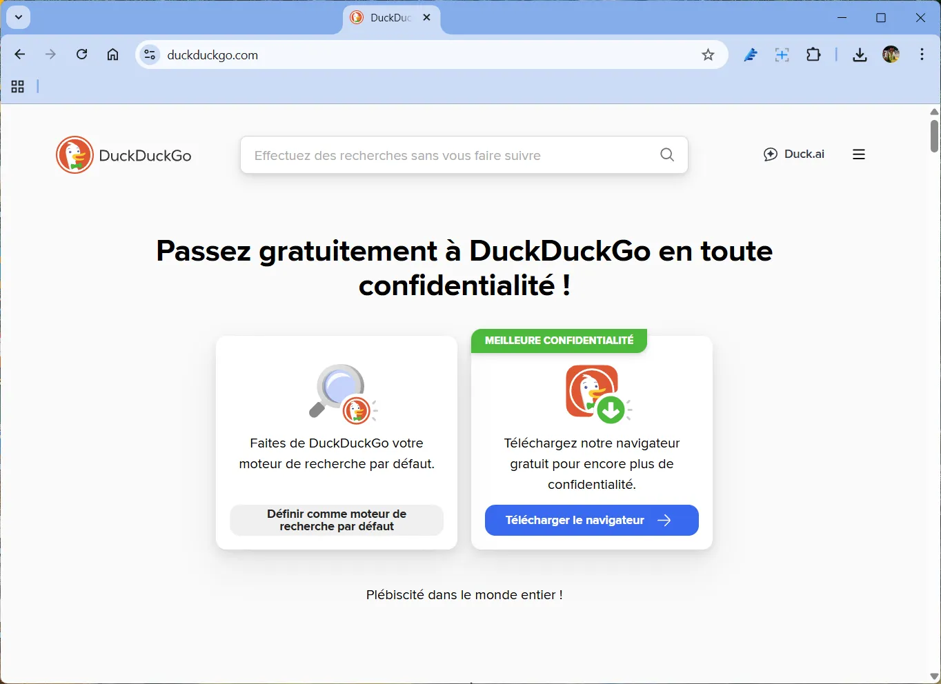 DuckDuckGo le moteur de recherche qui protège vraiment votre vie privée