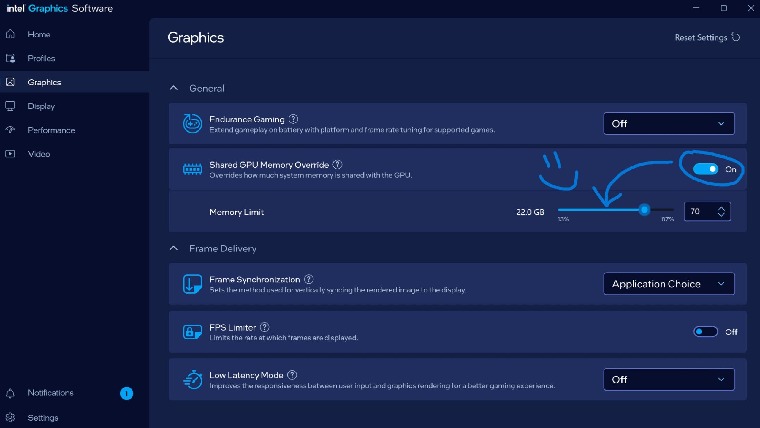 Comment fonctionne le Shared GPU Memory Override d’Intel ?
