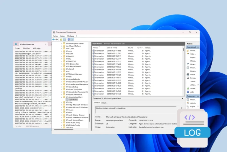 Où trouver et analyser les journaux de mises à jour de Windows Update