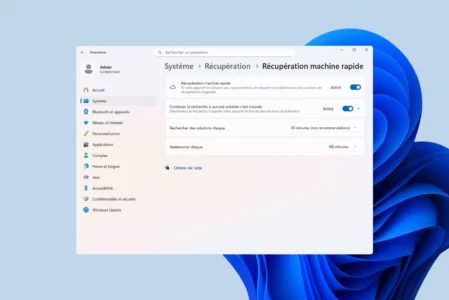 Quick Machine Recovery : votre PC Windows peut se réparer tout seul
