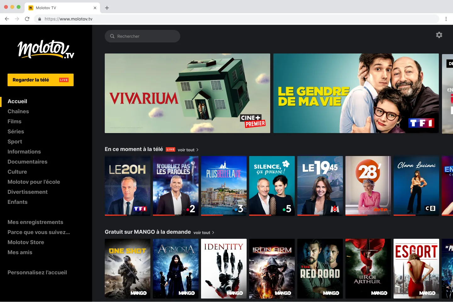 Regarder la télé sur tous vos appareils avec Molotov.tv