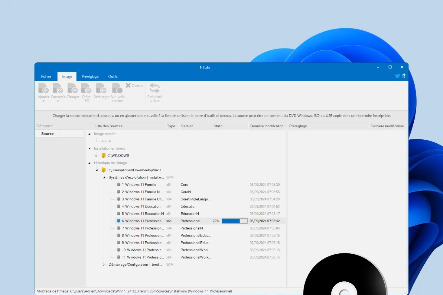NTLite : créer un ISO personnalisé de Windows 11 pour votre PC
