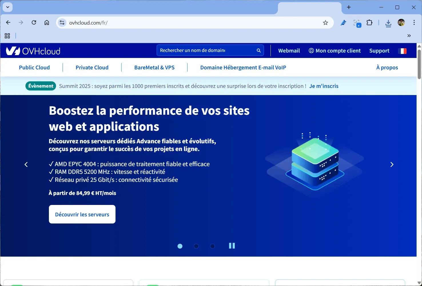 OVHcloud le leader européen du cloud et de l’hébergement