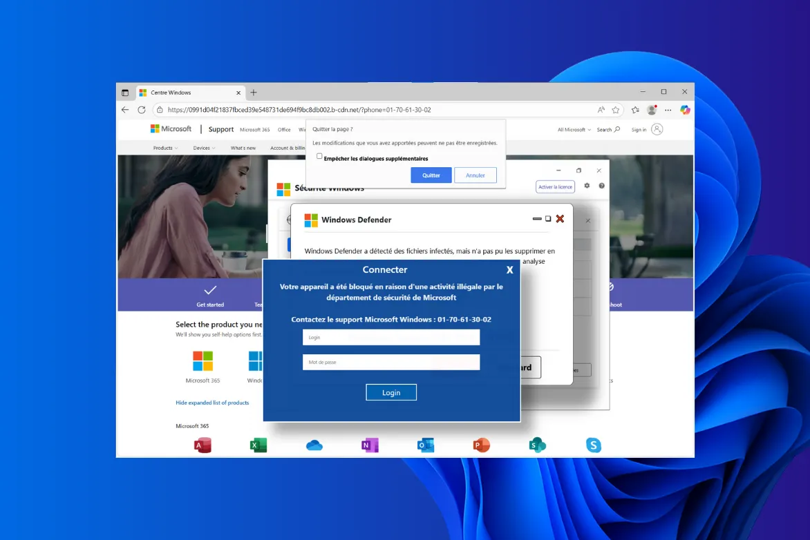 L’arnaque au faux support informatique qui peut vous coûter très cher