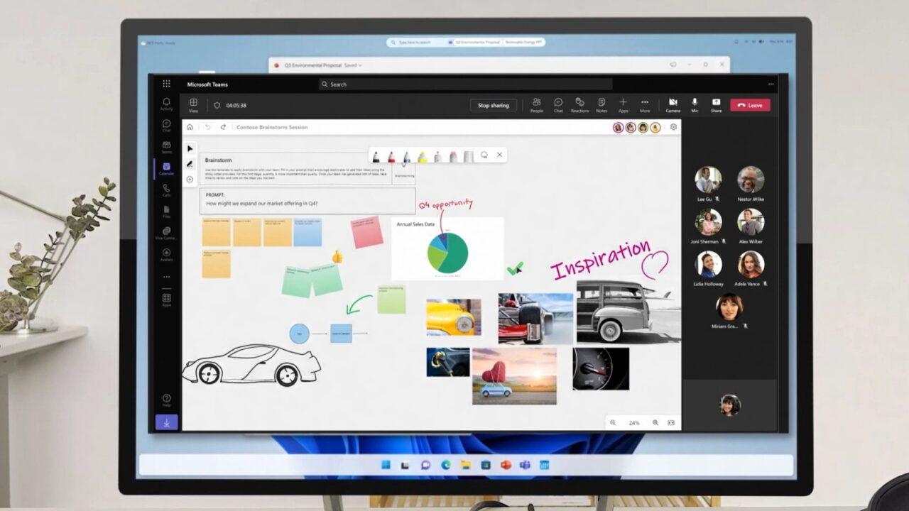 Prototype d&rsquo;interface d&rsquo;une future version de Windows reconstitu&eacute; par Windows Central apr&egrave;s Microsoft Ignite 2022