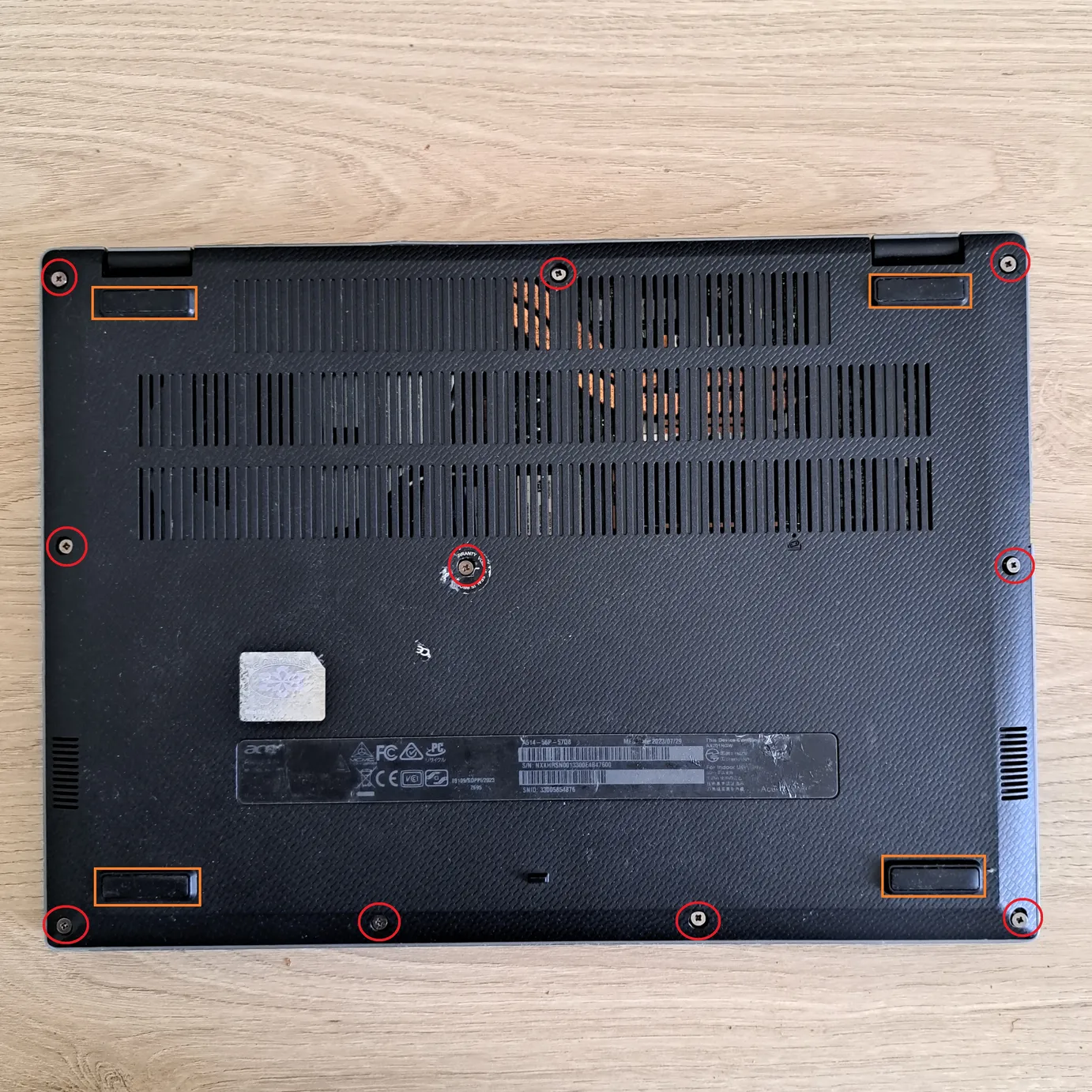comment ouvrir pc portable