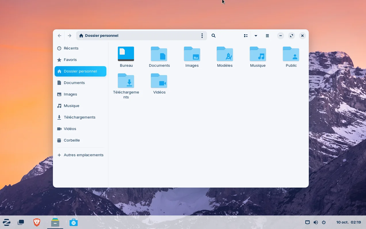 explorateur de fichier immitation macos sur linux