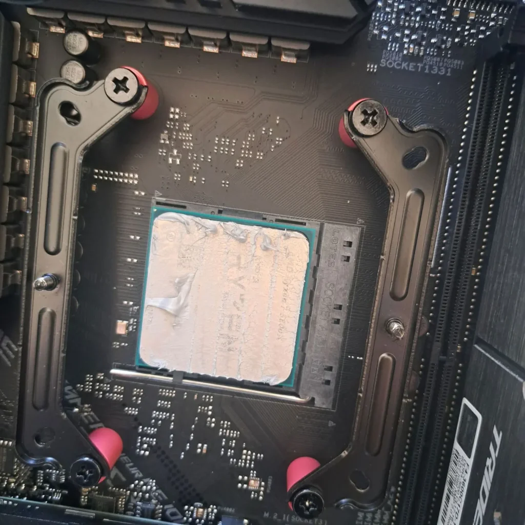 remplacement pate thermique CPU gaming