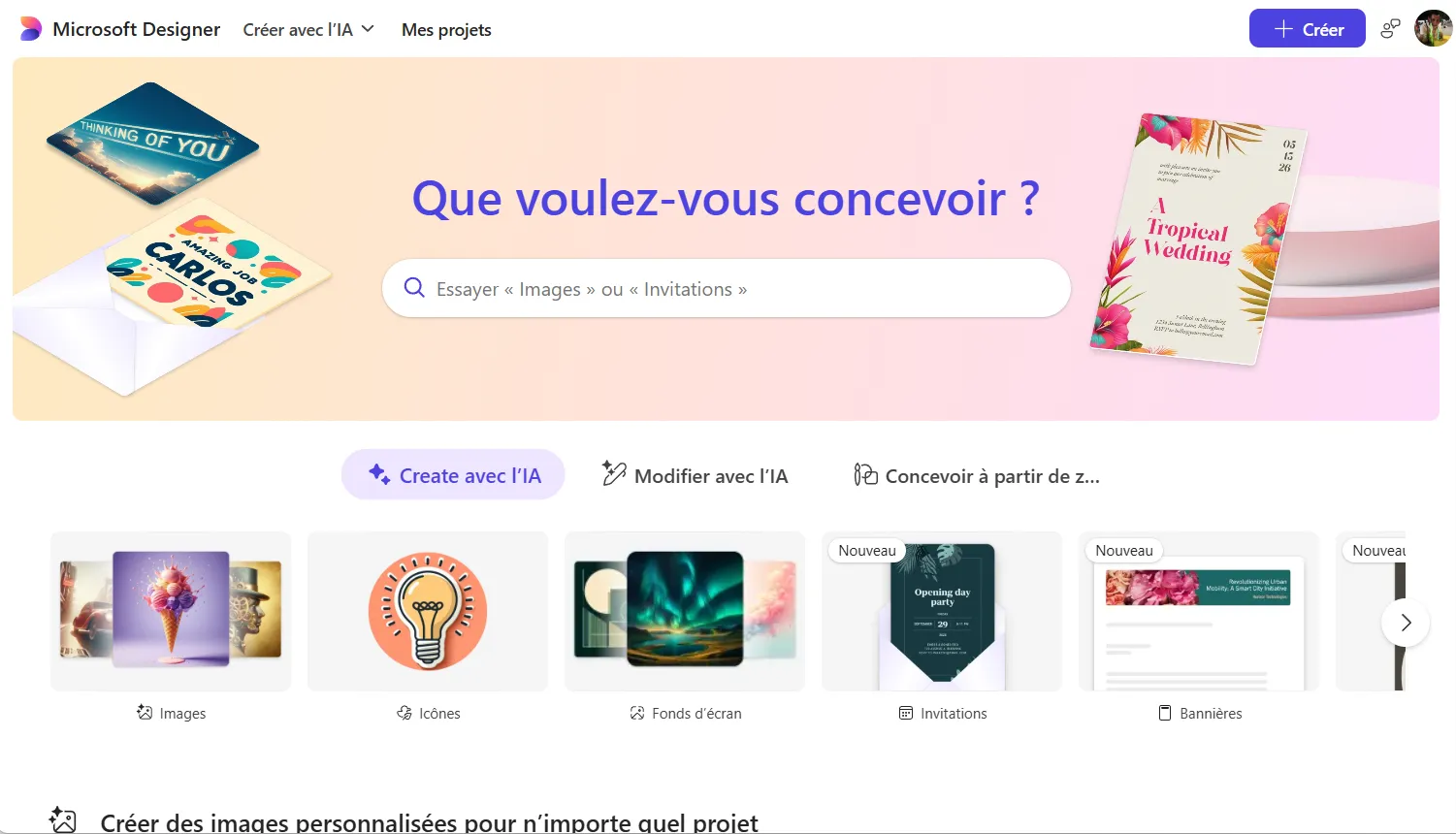 Microsoft Designer l’alternative gratuite à Canva