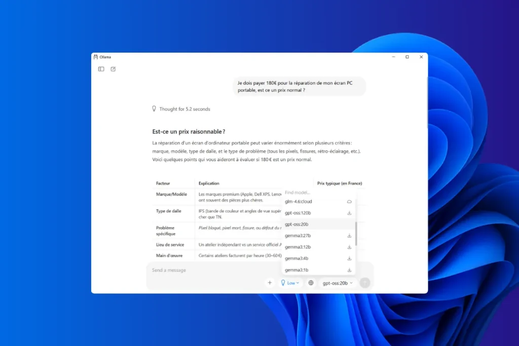 Uso local de ChatGPT-OSS con modelos de peso abierto de OpenAI