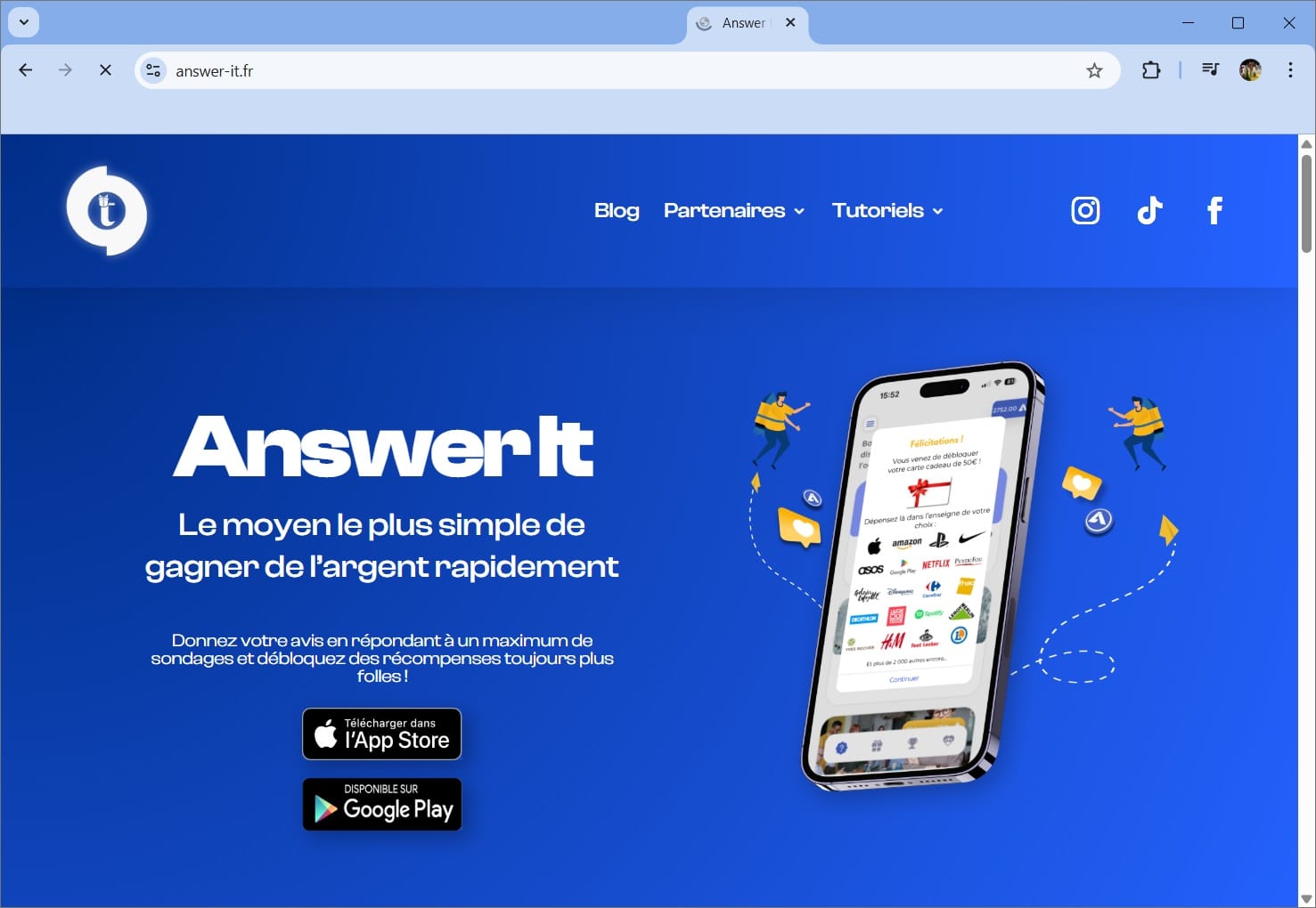 Répondre à des sondages rémunérés