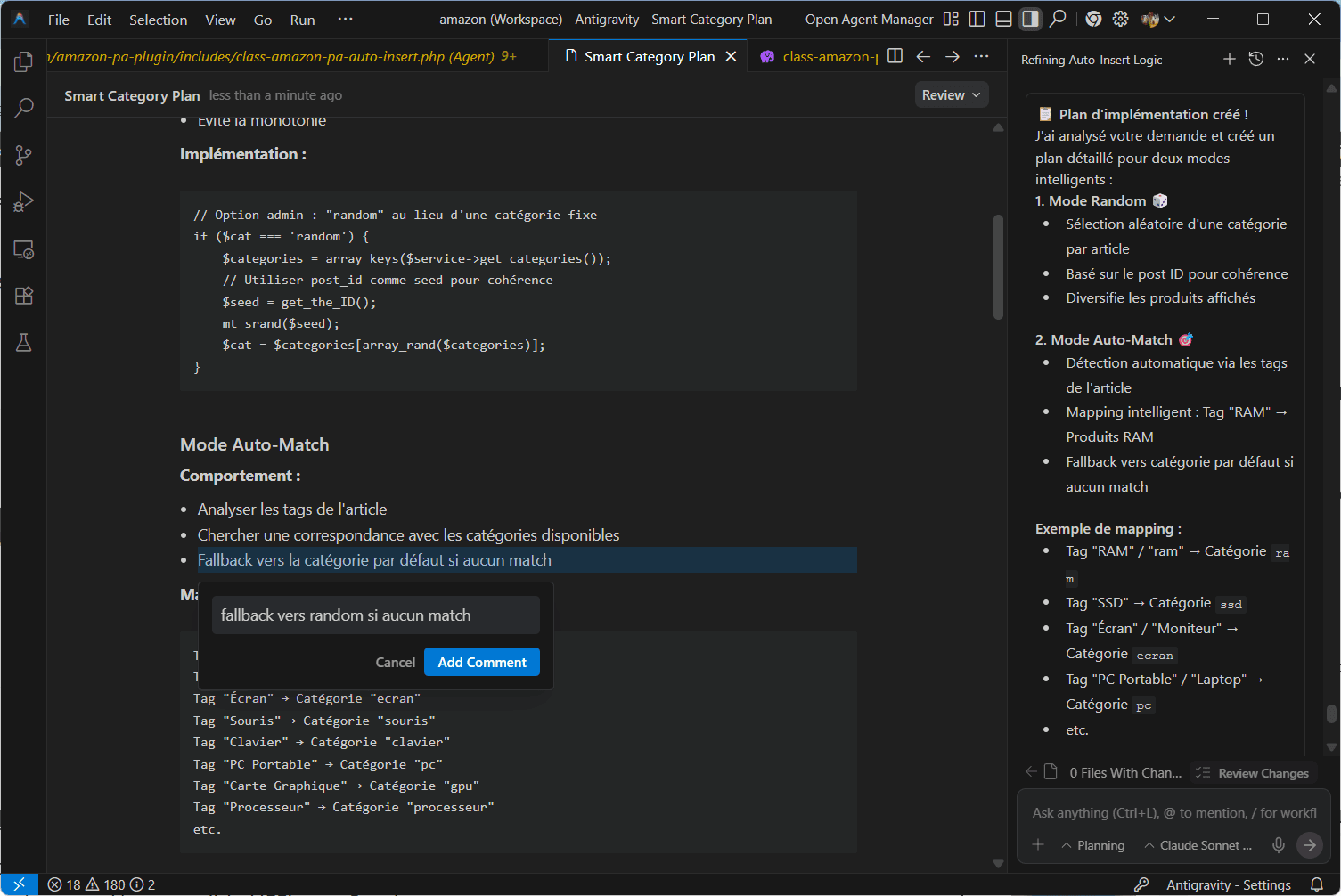 Ajuster le plan de l’IA avant l’exécution