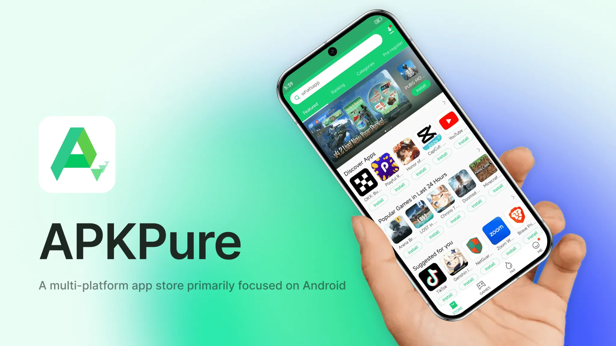 APKPure, accéder aux applications Android sans le Play Store