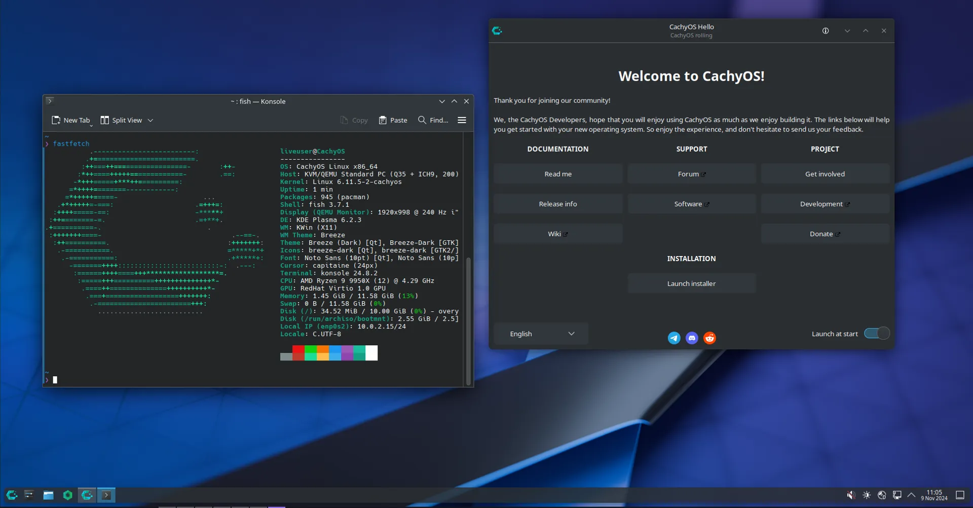 CachyOS, una distribución de Linux orientada al rendimiento para videojuegos