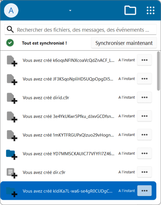 La sincronización con Nextcloud también está cifrada