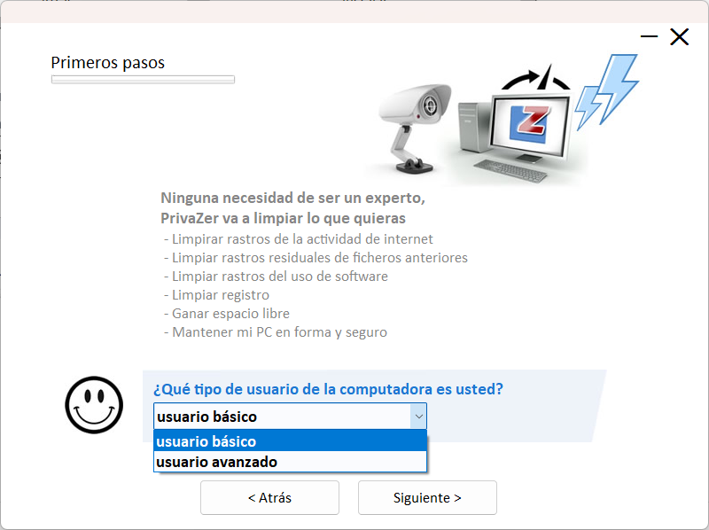 configuraci&oacute;n de privazer expert