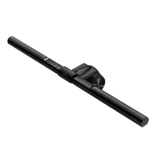 Lampe LED BenQ ScreenBar posée sur bord de moniteur PC sans reflet