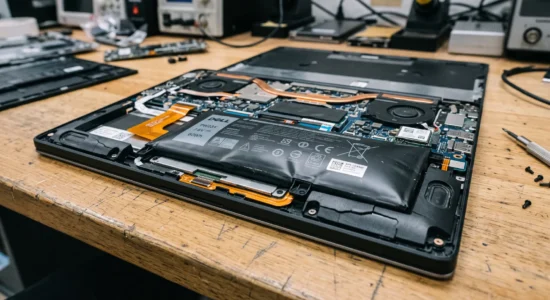 Batterie gonflée sur PC portable, que faire et quels sont les risques ?