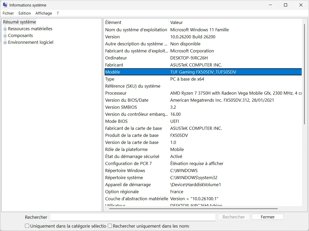 Ver el modelo del ordenador en la informaci&oacute;n del sistema de Windows (todas las versiones)