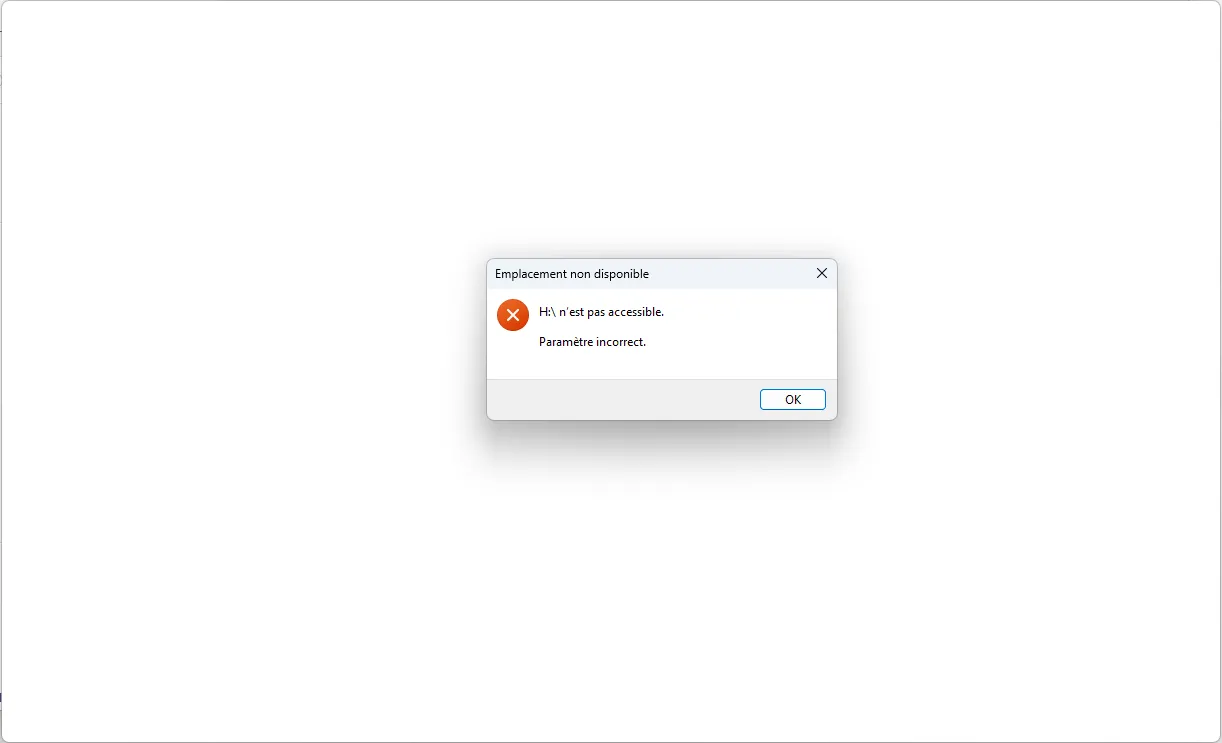 Windows muestra un error al abrir la tarjeta SD