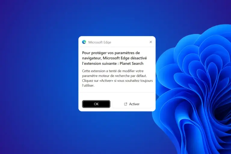 Supprimer Planet Search, l’extension qui détourne vos recherches pour les monétiser
