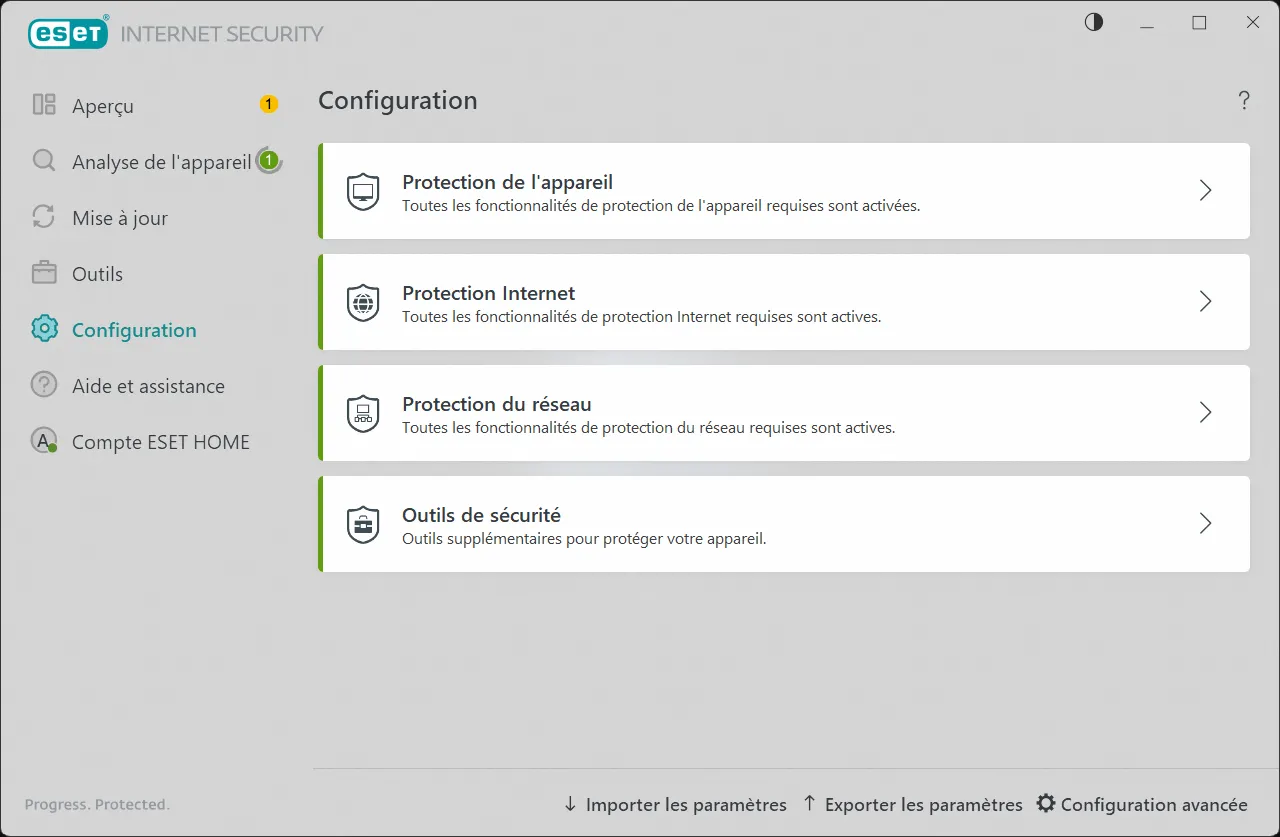ESET prot&egrave;ge votre webcam vos applications et vos p&eacute;riph&eacute;riques